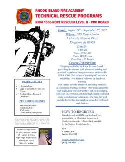 Ropes Flyer