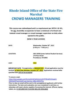 crowd manager