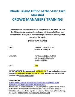 Crowd Manager