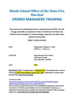 crowd manager
